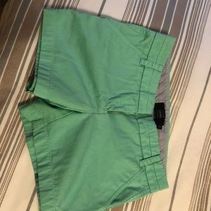 Jcrew Green Chino Shorts 3” inseam